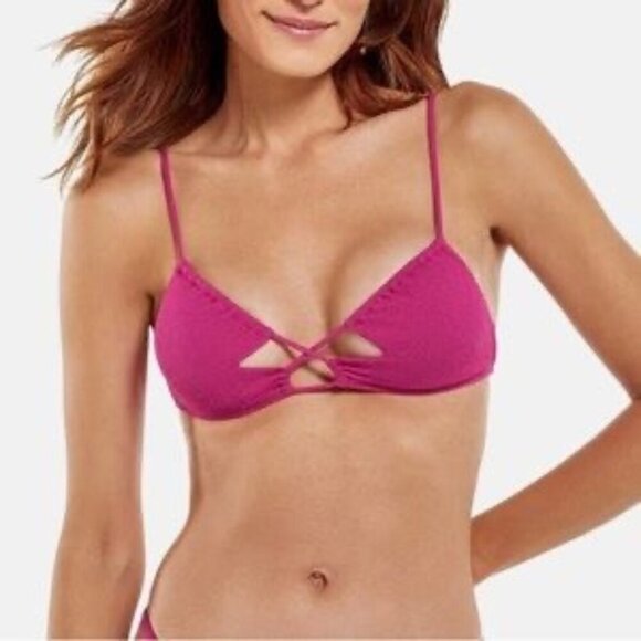 ViX Swimwear [NWT - Large] Firenze Jane Bikini Top - Agatha Pink - Picture 9 of 9